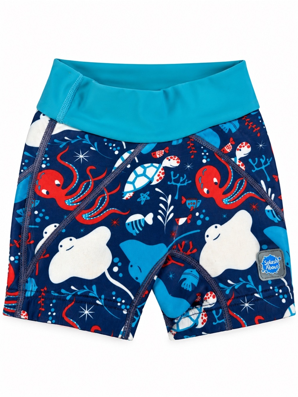 Splash About Swim Diaper Shorts 3-4Y Ocean Sea Life Print